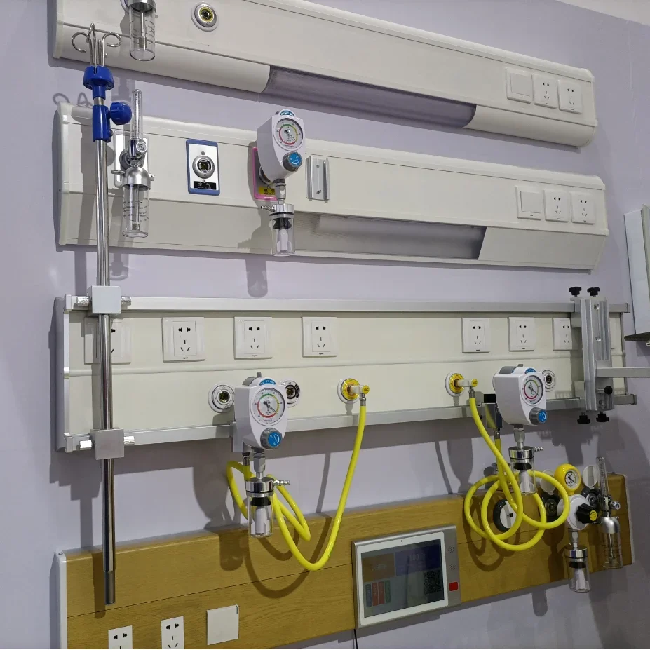 Manufacturer Medical Use Patient Bed Console Panel ICU HEAD BED PANEL Bed Head Unit for Medical Gas Pipeline Distribution Factor