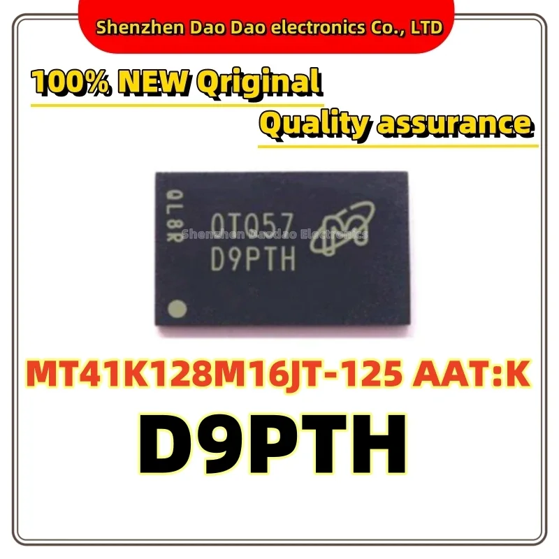 

MT41K128M16JT-125 AAT:K silk screen D9PTH FBGA-96 memory chip new original