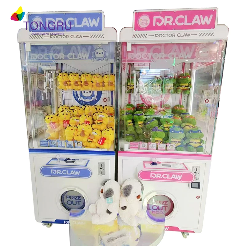 

USA Stuffed Doll Plush Toys Crane Claw Machine Mini Arcade Games Indoor Coin Maquina De Garra Catcher Toy Machine Crane Machine