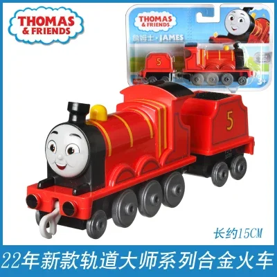 Original Thomas & Friends Trackmaster Train Rainbow Children Toys for Boys Diecast Railway Vehicle Percy NIA Sandy Harold Gift