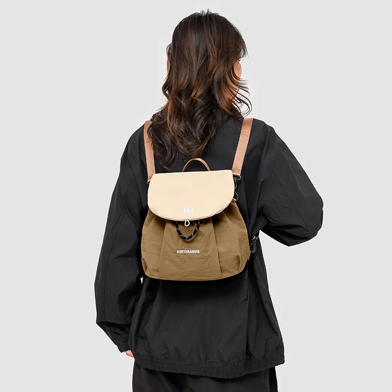 High-Value Cute Color-Block Bag For Middle School, High School, And College Students, Outdoor Casual