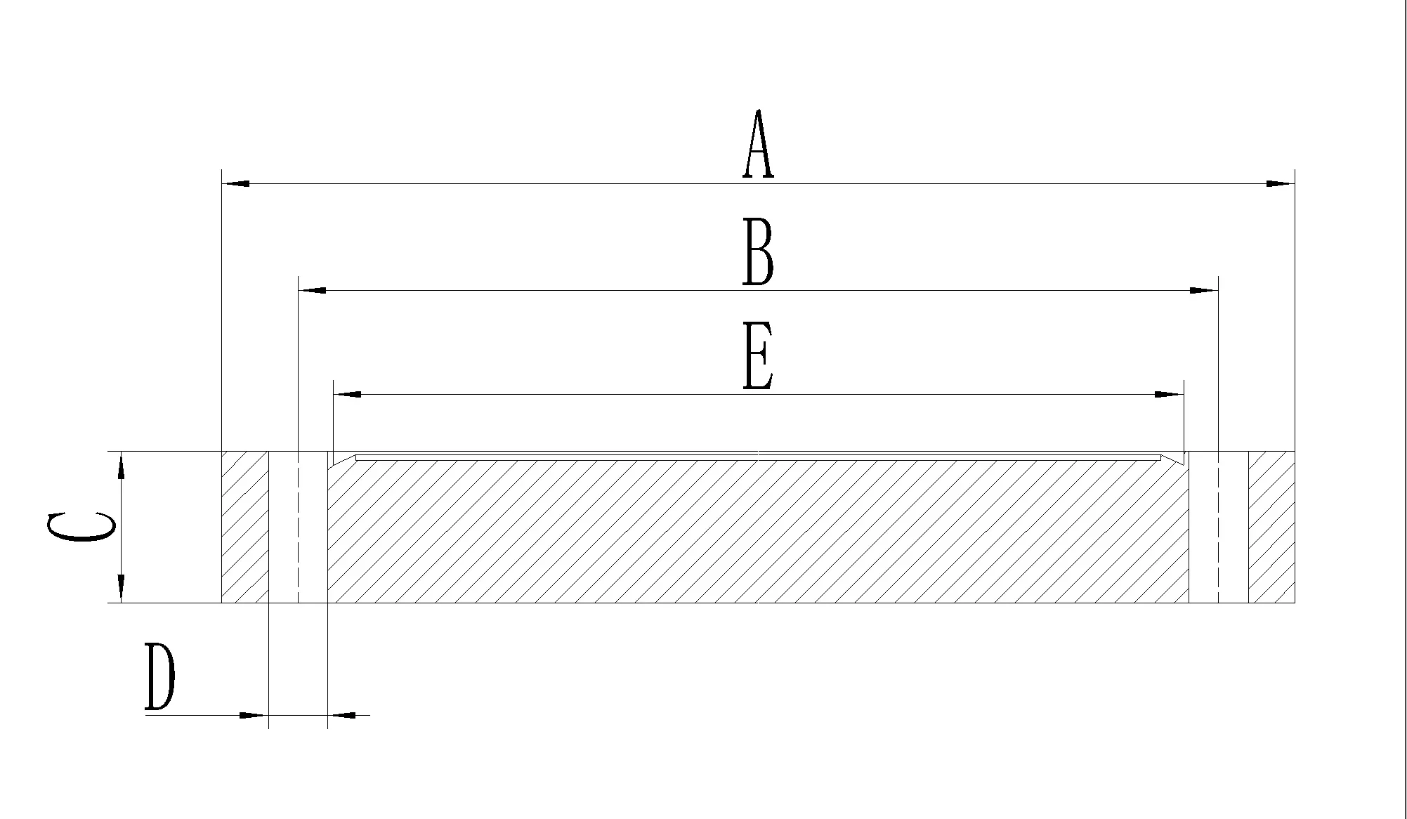 Vacuum CF flange electrode/terminal post/ceramic sealing flange/wire feedthrough through CF16 25 35 50