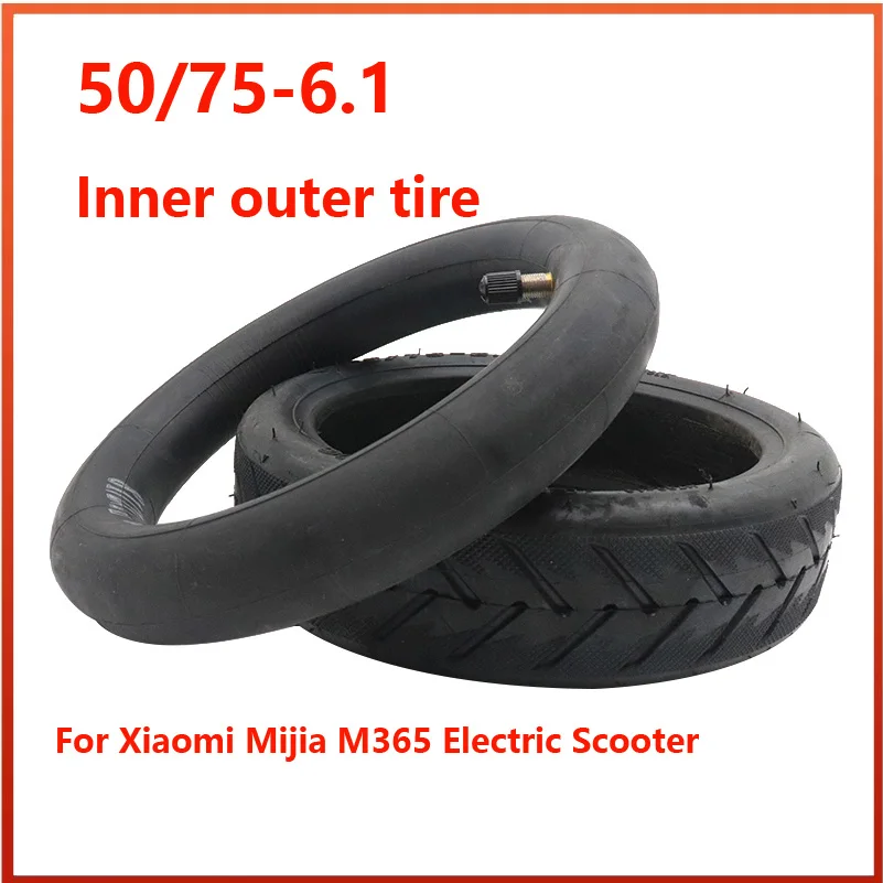 50/75-6.1 For Xiaomi Mijia M365 Electric Scooter Outer Tire Upgraded Inflatable Tyre 8 1/2X2 Tube Tire Replacement Inner Camera