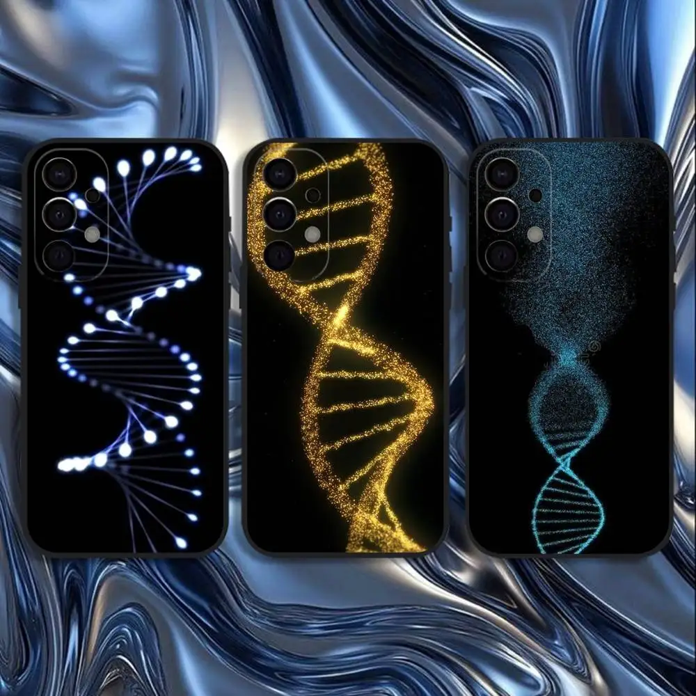 

Science DNA Biology Phone Case For Samsung S25,S24,S21,S22,S23,S30,Ultra,S20,Plus,Fe,Lite,5G Black Cover
