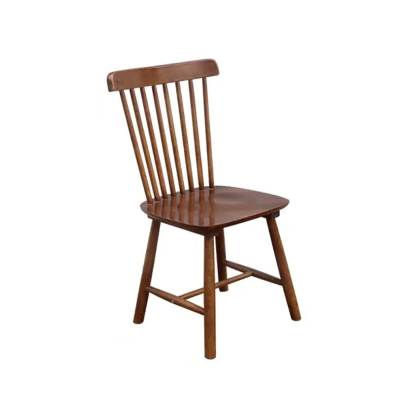 

Nordic Solid Wood Modern Simple Windsor Chair Home Living Room Dining Table and Chair Restaurant Cafe Commercial Windsor Chair