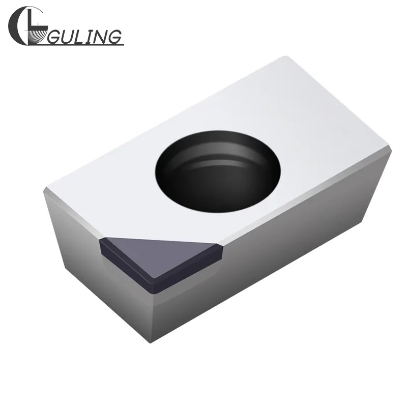 Insertos de diamante GULING APKT 1135 para insertos CBN endurecidos de nitruro de boro APMT de aluminio de alto brillo R0.2 0,4 0,8