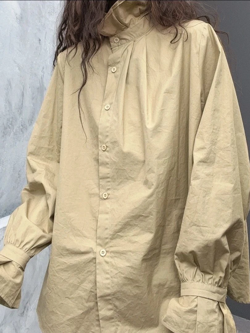 

Loose Long Sve Red irt Women's Casual Faionable Top Large Size Korean Sle Design Sensation New Model Wet Sweating