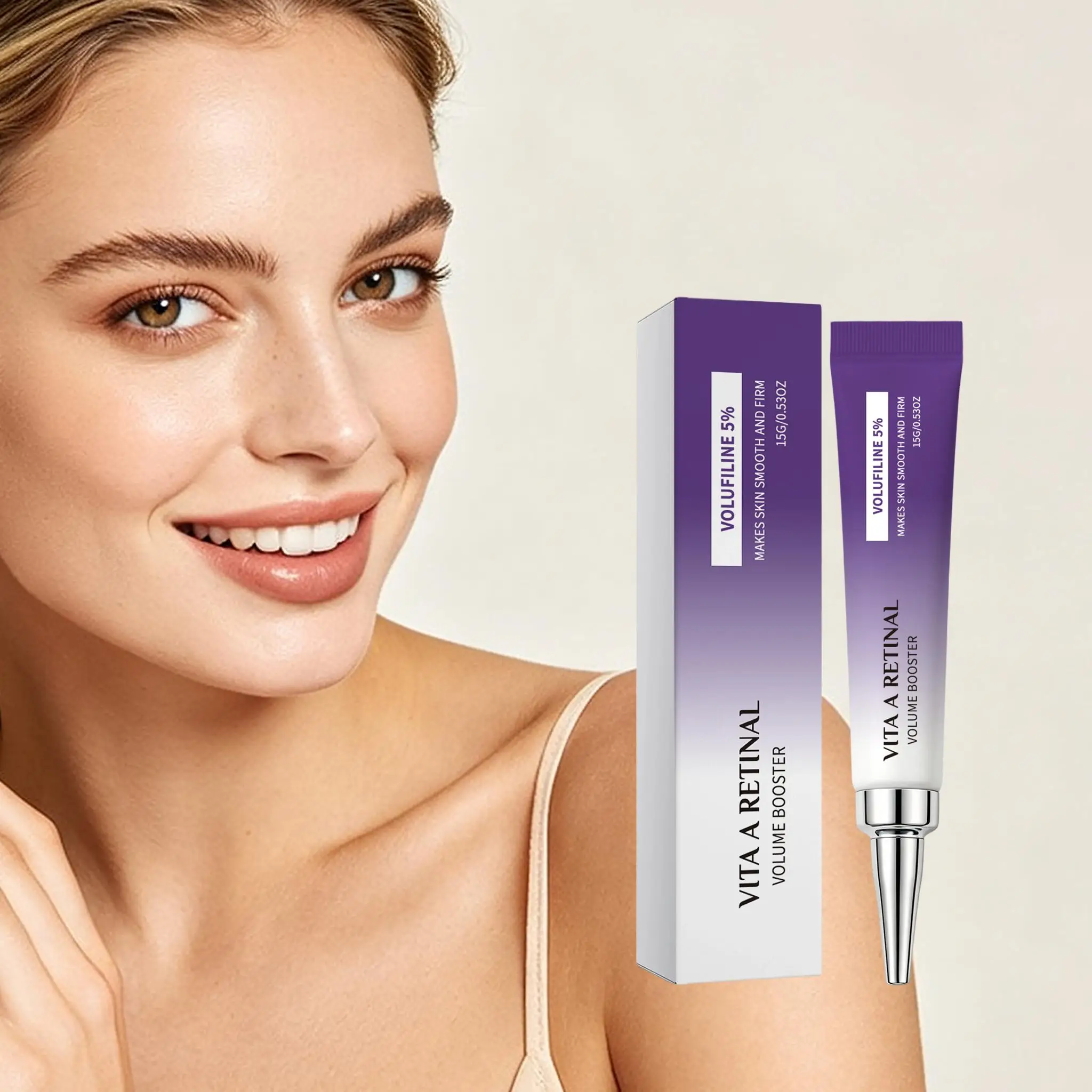 Retinal Volume Booster Serum with 5% Volufiline,Deep Wrinkle Remover Plumping Face Serum,Improve Fine Line Boost Skin Elasticity