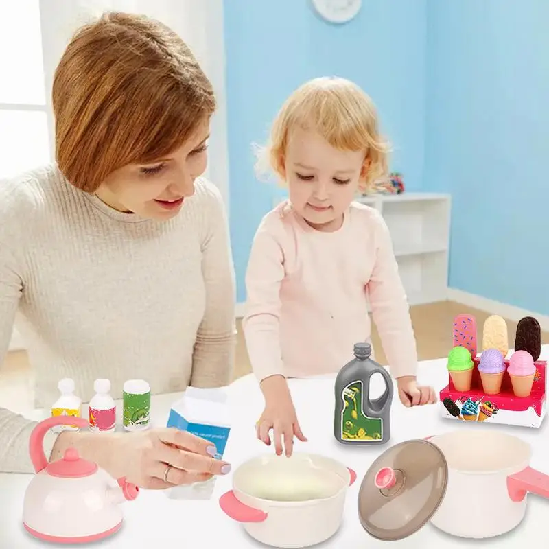 

Play Kitchen Accessories Preschool Learning Activities Game Educational Kids Play Kitchen Set With Pots And Pans For Classroom