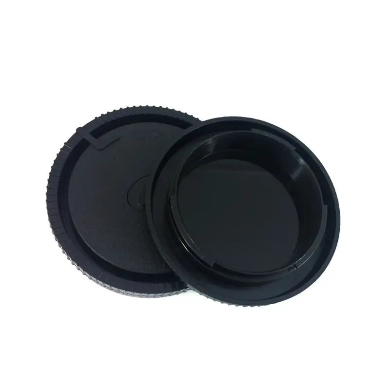 Rear Lens Body Cap Camera Cover Set Dust Screw Mount for Protection Plastic Black Replacement for for Alpha Minolta DSL