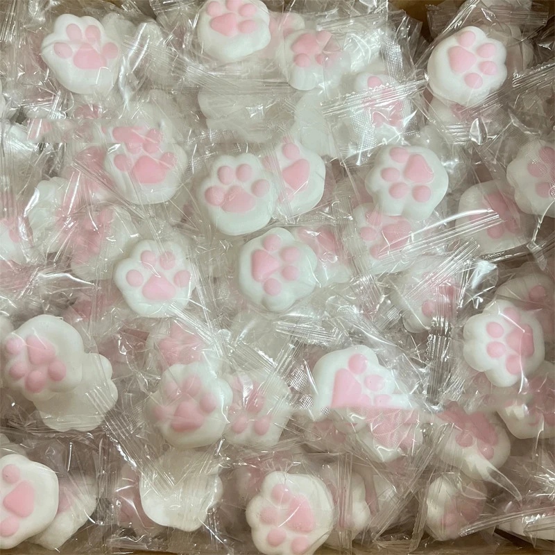 3ชิ้น Kawaii MINI squishy Cat PAW หยิกของเล่นน่ารักแมวอุ้งเท้าสัตว์ dango fidgeting เด็กประสาทสัมผัสของเล่นเด็กผู้หญิงของขวัญราคาถูก