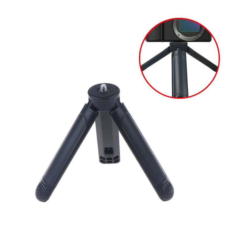 

Universal Photography ABS Tripod With 1/4 Screw Mount Foldable Extendable Camera Handle Grip For Video Recording/Selfies