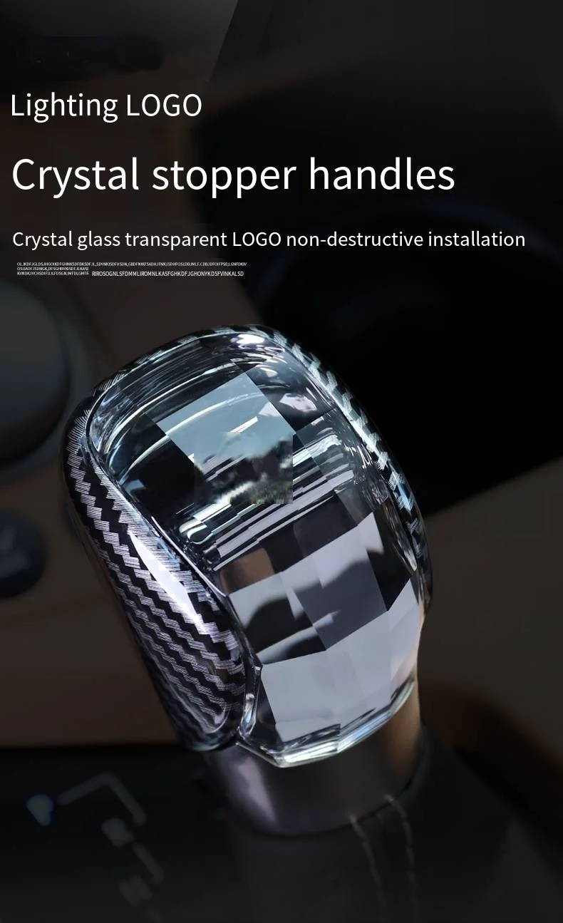 Crystal gear shift knob Suitable for Lexus 15-17 ES 15-20 NX 15-22 RX 15-21 IS 1