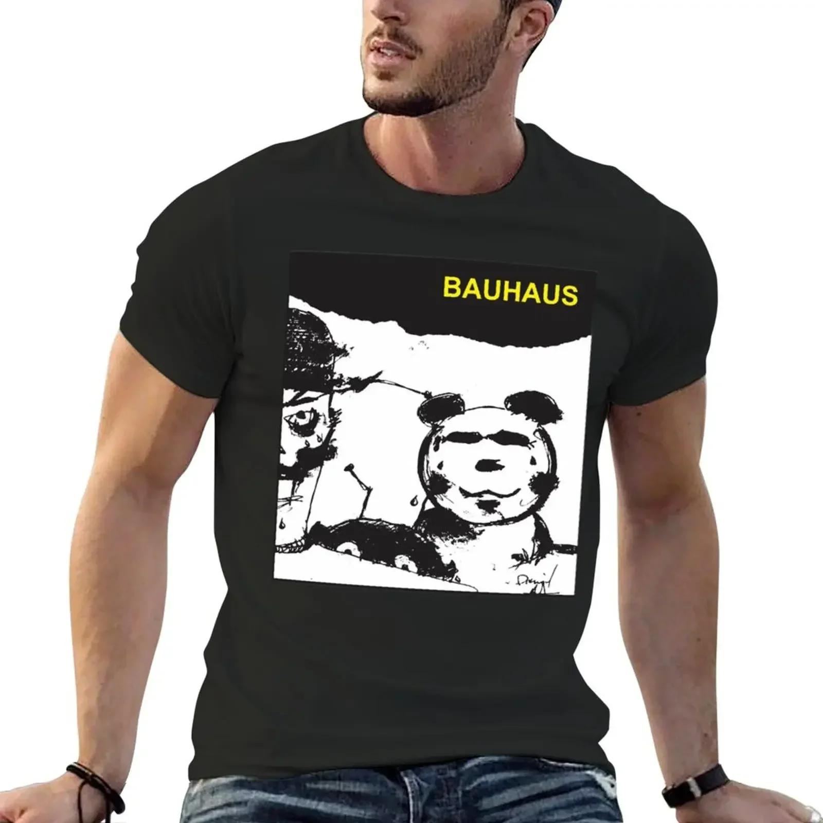 

Bauhaus Mask Classic Essential T-Shirt customizeds blue archive summer tops T-shirts for men cotton