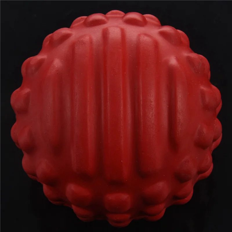 

ABIT 2X Pu Foam Bump Fascia Ball Muscle Relaxation Fitness Massage Ball Waterproof And Easy To Clean Health Care Ball-Red