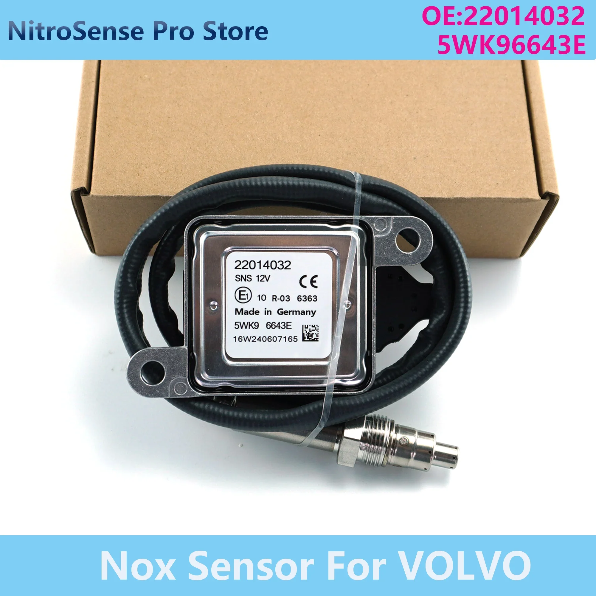

NOx Sensor For VOLVO 5WK96643E 22014032 Superb Performance Nitrogen Oxide Sensor 5WK9 6643E Premium Quality Auto Spare Parts