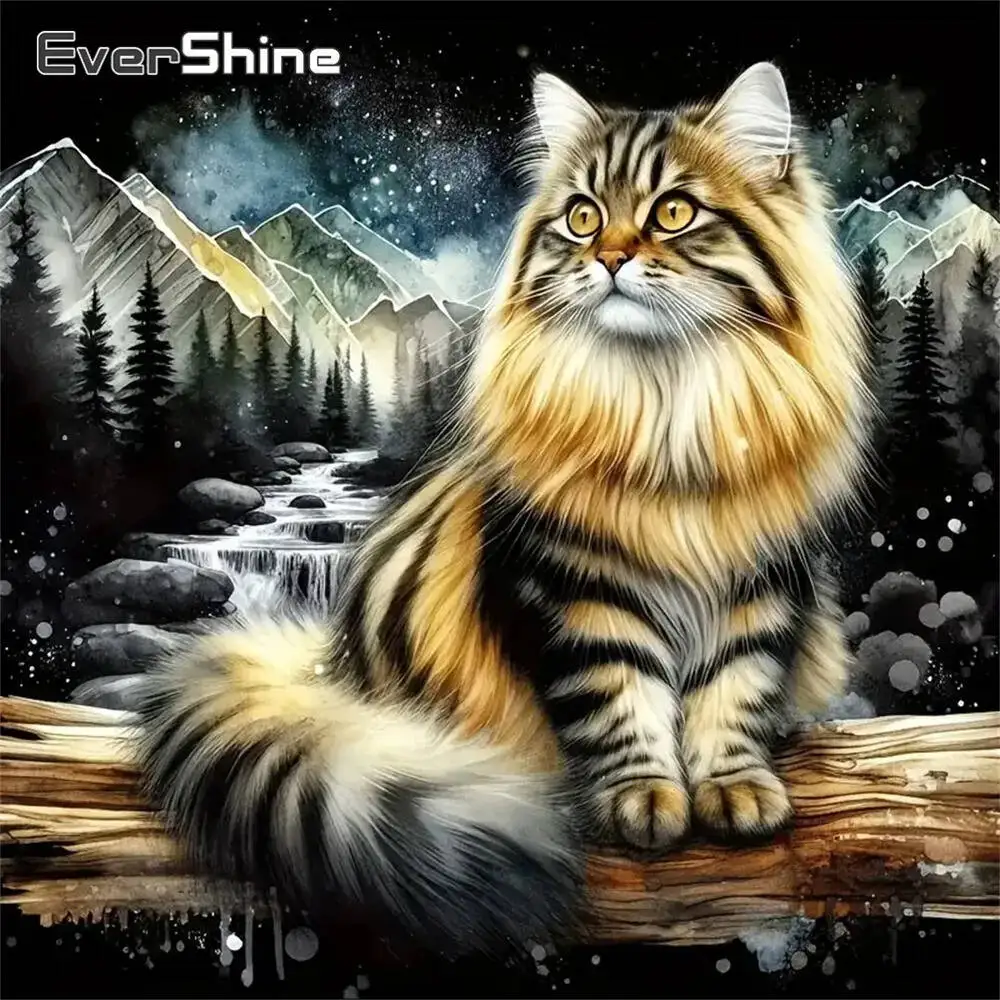 Evershine Diamant-Gemälde, Hund, Tier, Cartoon, komplett, quadratisch, rund, Diamant-Mosaik, Badezimmer, DIY-Bastelset, Heimdekoration