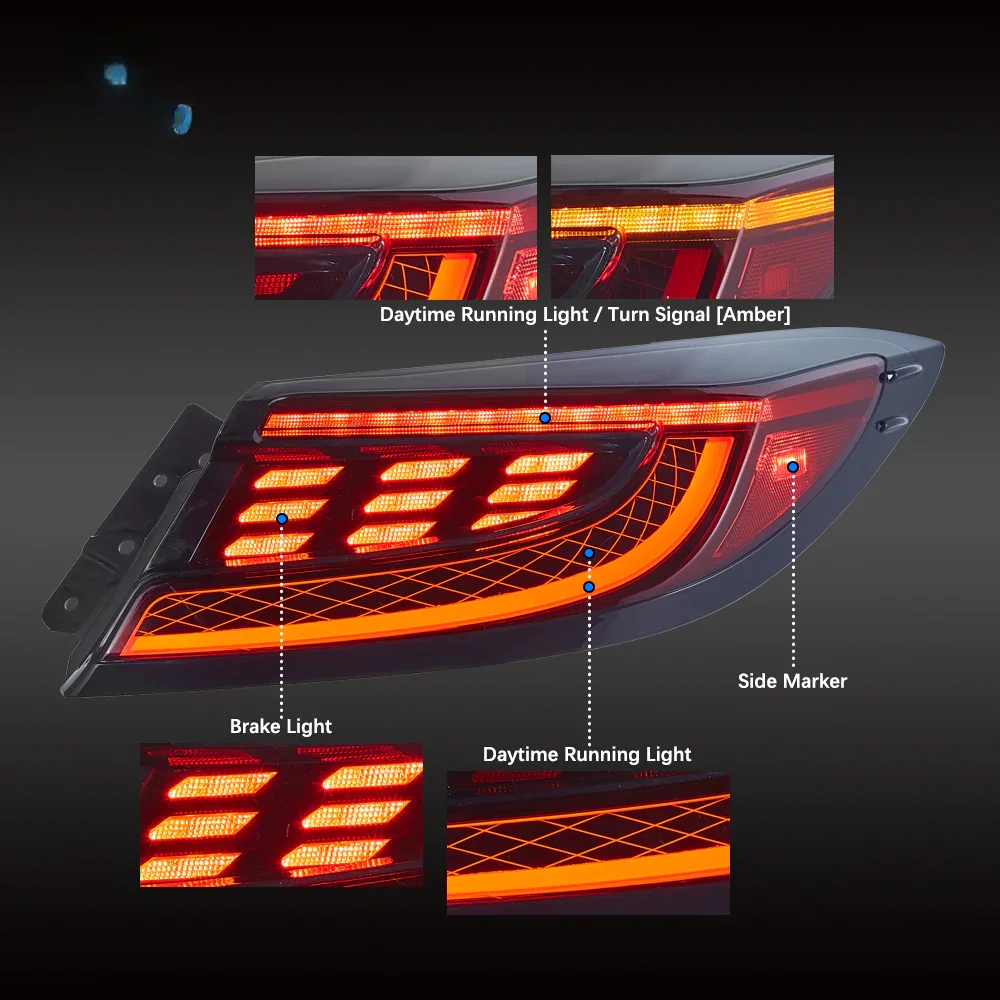 Full LED Tail Lights For Toyota GR86 / BRZ 2nd Gen ZN8/ZD8 2021-2024 (Second generation ZN8/ZD8)