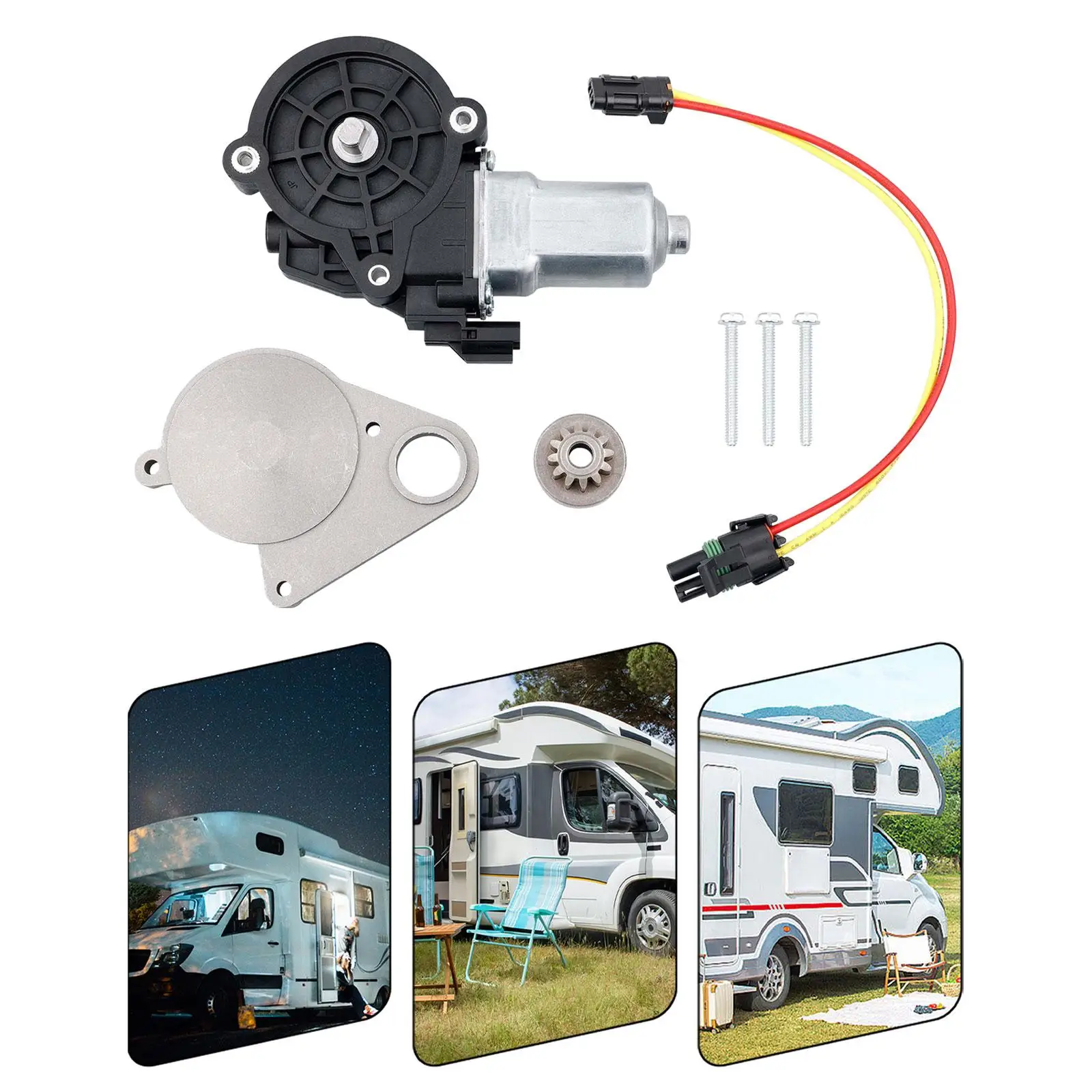 

RV Step Motor Replaces 379608 Spare Parts Professional Practical Accessories High Performance for Travel Trailers