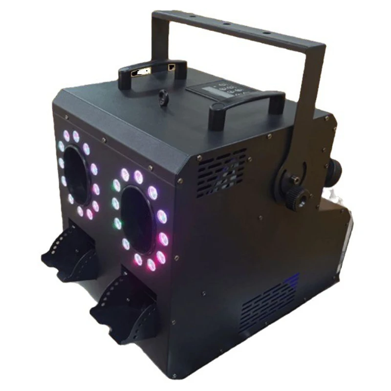

Two-hole 1500WLED Fog Bubble Machine Bar KTV Wedding Show Stage Performance Bubble Machine