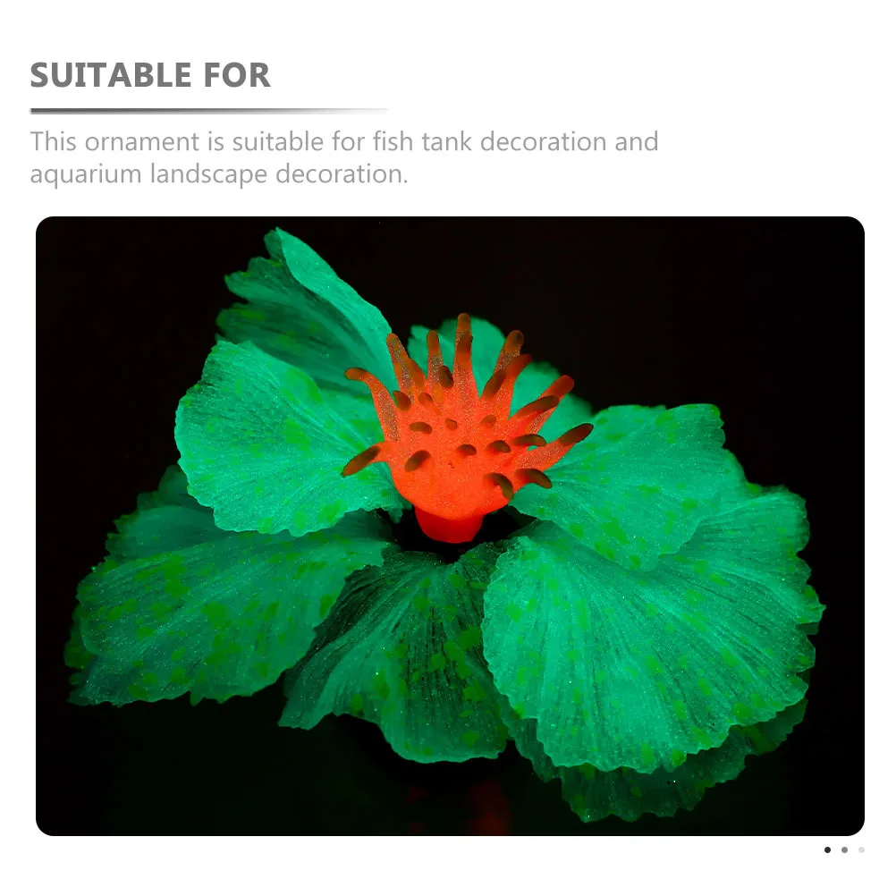 

2Pcs Aquarium Plant Decor Safe Good Material Wear-Resistant Fish Tank Accessory Natural Atmosphere Happy Fish Living