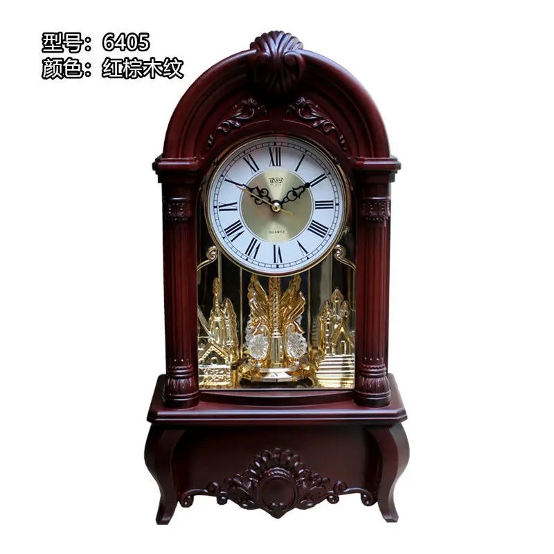 DSA striking clock, living room desk clock, silent clock, bedroom desktop desktop ornament