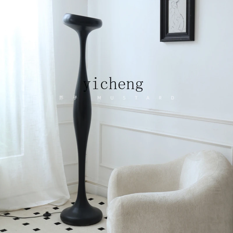 

ZC Mid-Ancient Floor Lamp Simple Vertical Sculpture Decoration Decoration Living Room Study Bedroom Art Ambience Light