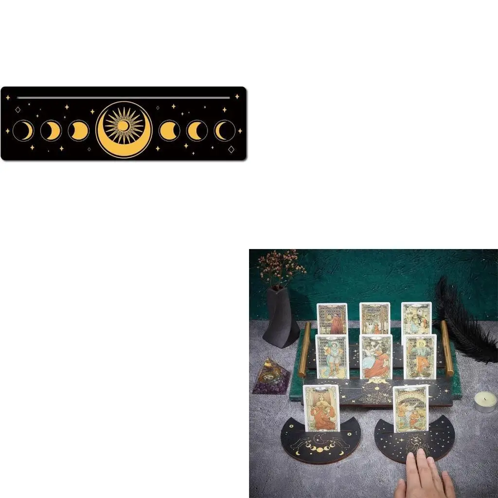 

Луна форма прямоугольника держатель держателя ведьма Divinations Tools Tool