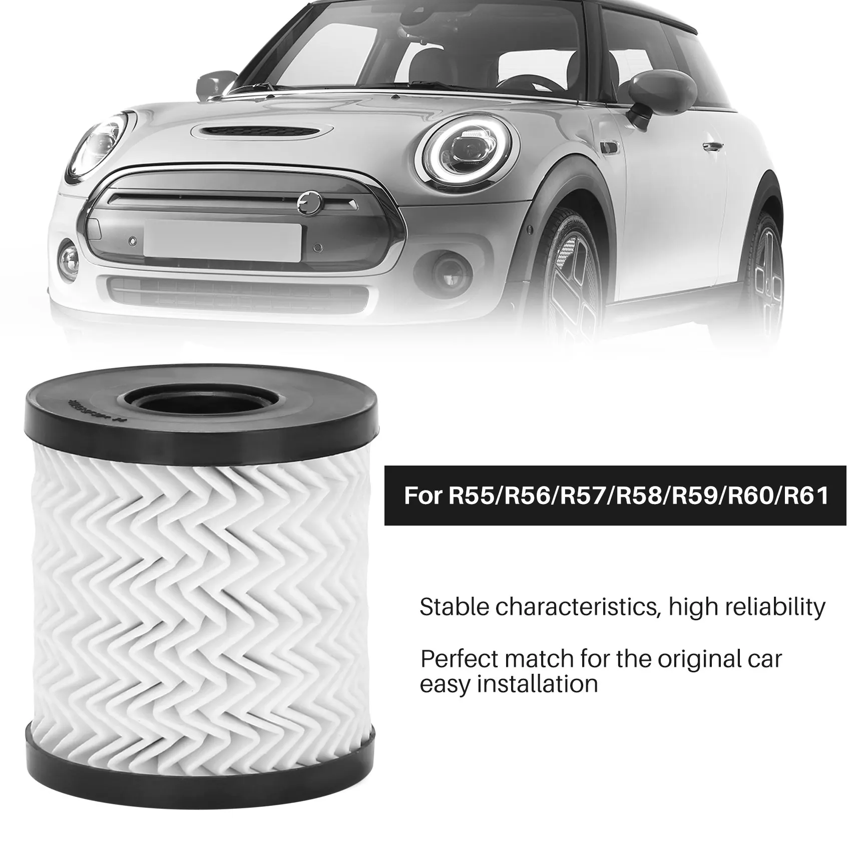 Imagem -04 - Filtro de Óleo do Carro para Bmw Mini Cooper R55 R56 R57 R58 R59 R60 Motor R61 11427622446 Conjunto