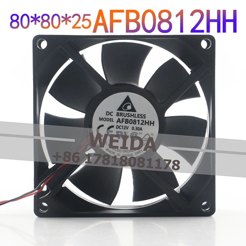 

Высокопроизводительный вентилятор Daikin AFB0812HH 8025 DC 12V 0.30A 8CM для больших объемов воздухопотоков