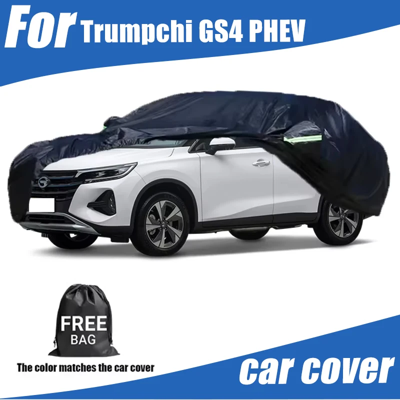

For Trumpchi GS4 PHEV All-Season Car Cover Waterproof Dustproof UV Proof Snowproof Scratch Resistant Full Protection