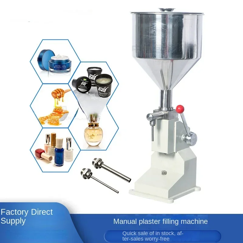 Bestselling A03 Manual Cream Liquid Filling Machine Small Portable Honey Cheese Lotion Quantitative Canned Sub-Installed Machine