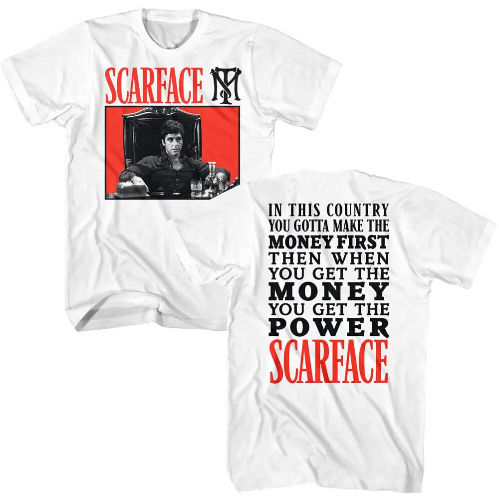 Scarface Men'S T Shirt Iconic Movie Lines When You Get The Money