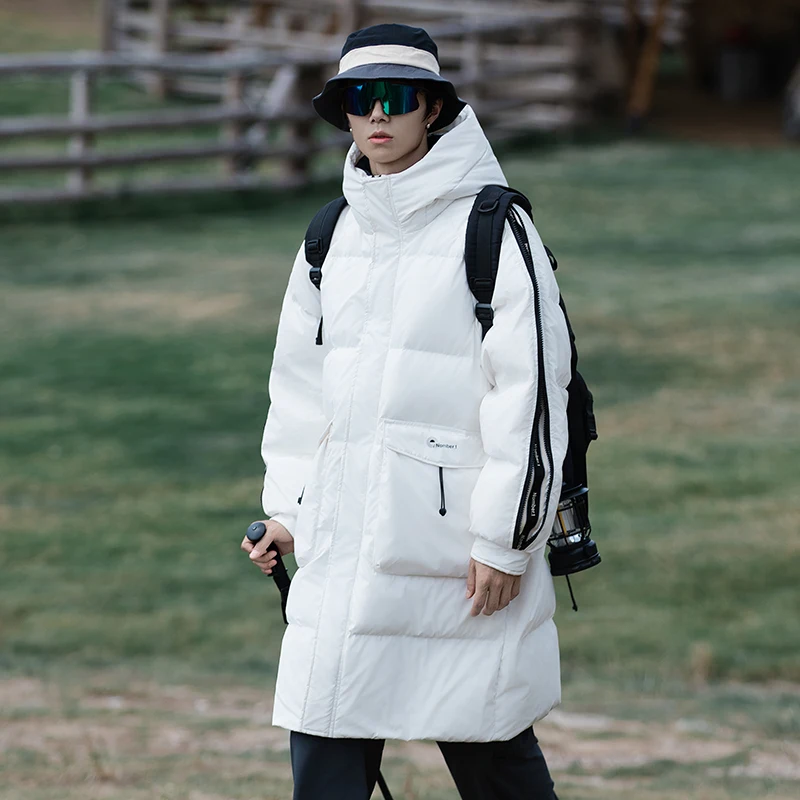 2025 New Down Jacket Classic Hood Outdoor Mountaineering Anti-Cold Parka Casual Daily Style Lightweight Autumn Winter Coat