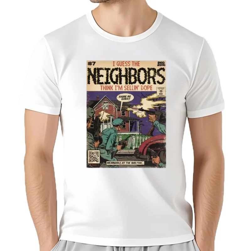 Camiseta de parodia de cómic J Cole-nethers para hombre, Cole Music Tour de la banda Camisa estampada, Harajuku, Punk,