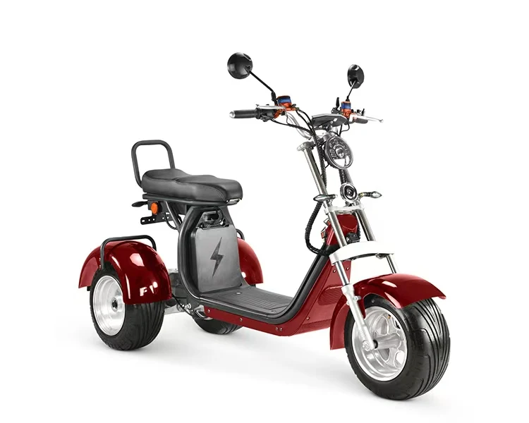 

High Quality 4000W Dual Motor Electric Scooter with 60V 40AH Fat Tire 3-Wheel and EU Warehouse for Adults from EEC COC Citycoco