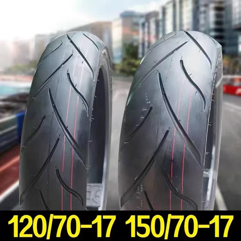 Neumáticos de motocicleta Golden Shield delanteros 120/70-17 traseros 150/70-17, neumáticos de coche deportivo, neumáticos sin cámara, relación de precio de alto rendimiento