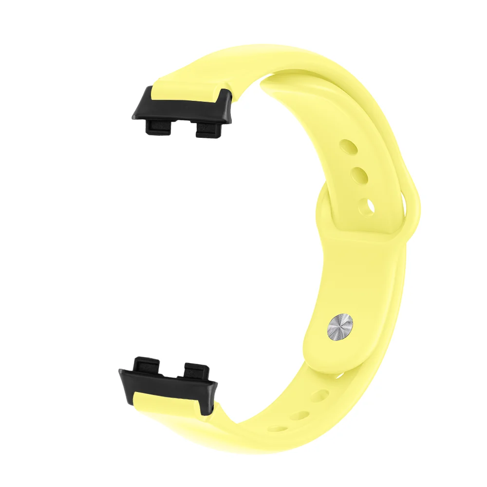 

Reverse-buckle Watch Strap For Huawei Band 8/8NFC/9/9NFC/10 Quick Release Breathable Silicone Adjustable Smartwatch Band Unisex