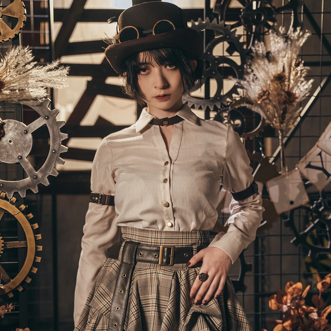 

Женский длинный топ St Continent в белую полоску в стиле ретро, хлопок irt, прямой крой, V-Ne, декоративный топ на пуговицах