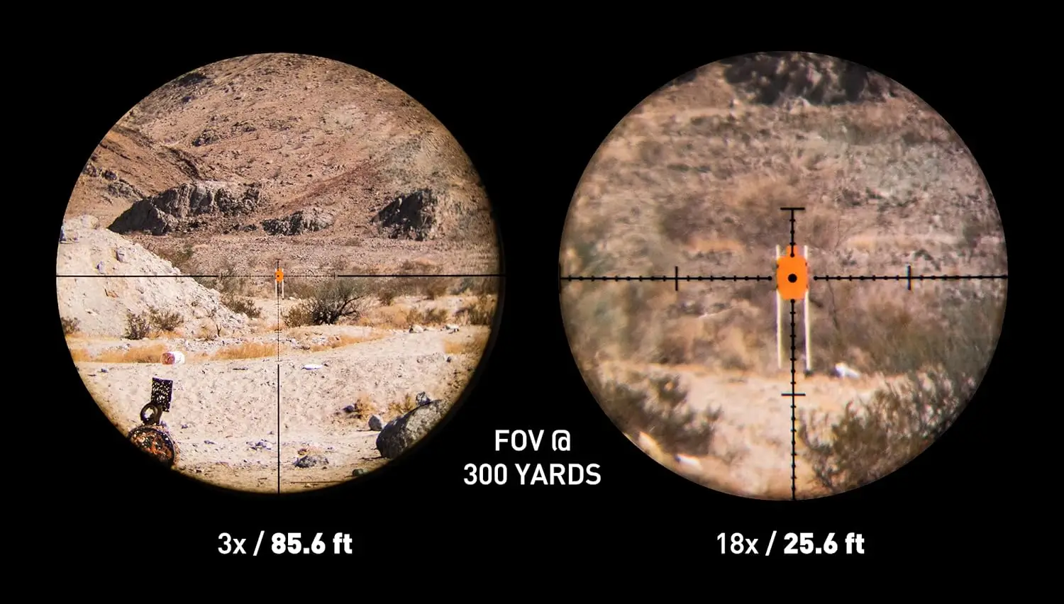 Monstrum G3 3-18x50 First Focal Plane FFP Rifle Scope with Illuminated MOA Reticle and Parallax Adjustment