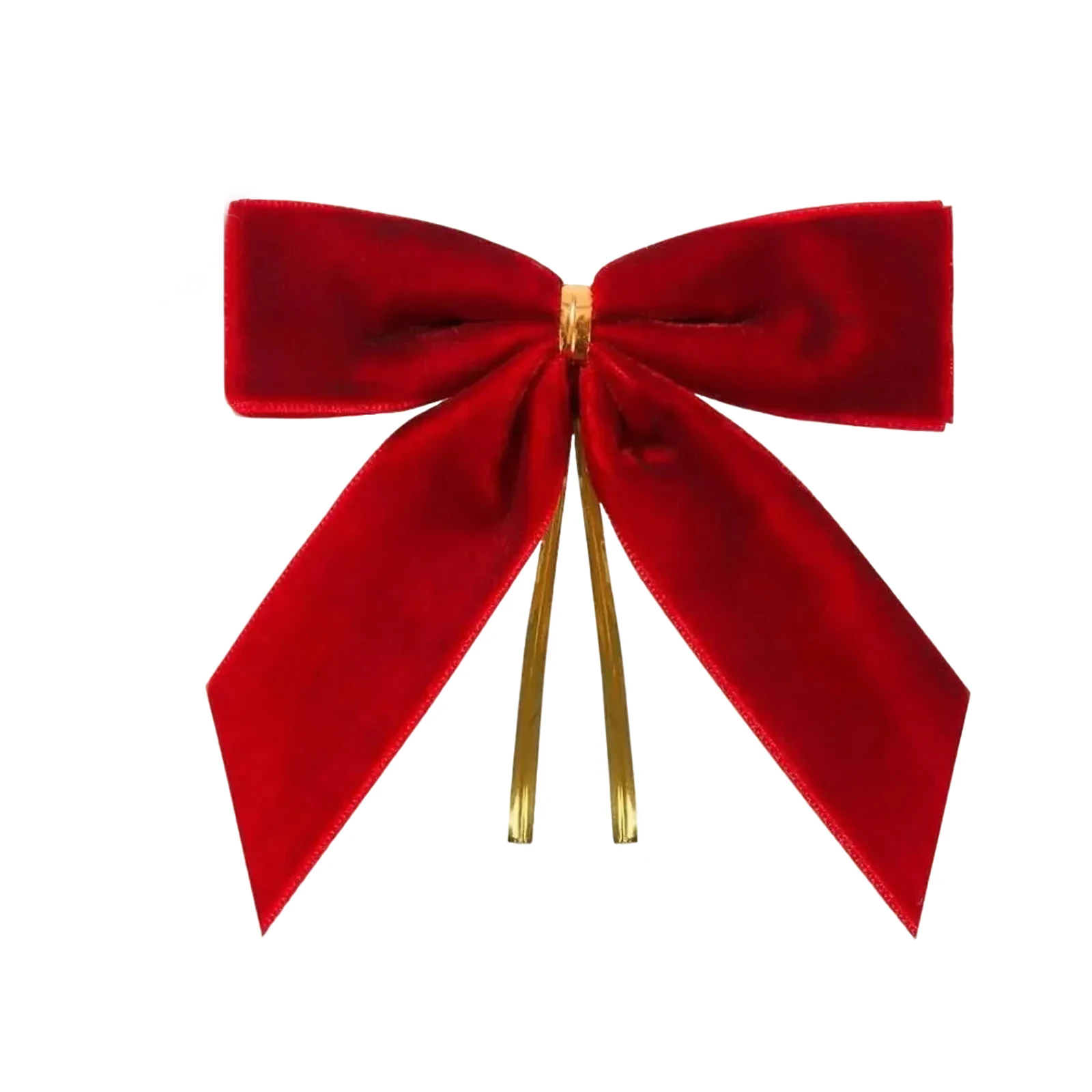 

Красные бархатные елочные банты, праздничные ленты, подарочные банты для праздничных венков, украшения и деревенские поделки, глянцевая отделка