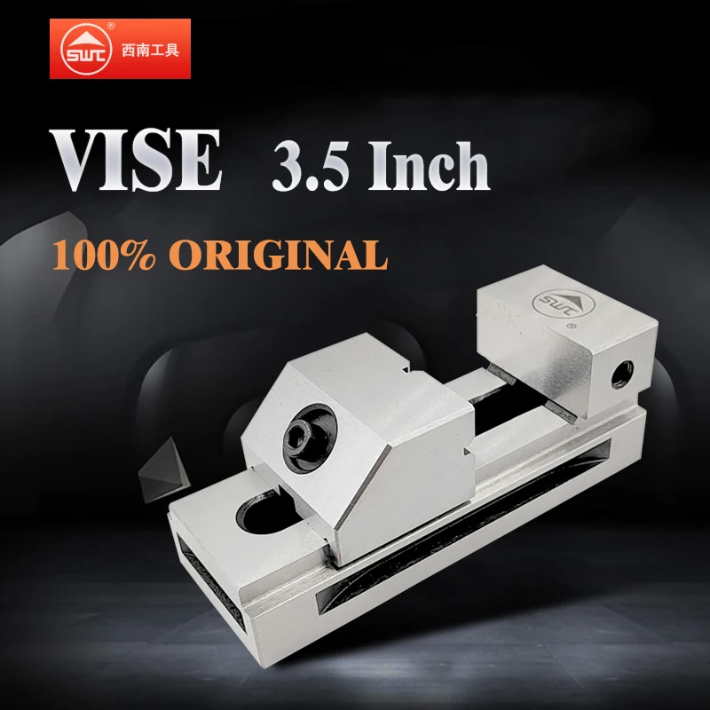 

3.5 inch, Fast Moving CNC Vise Machine Vise, Premium Precision Grinding Vise, Hardened Surfaces,SWT