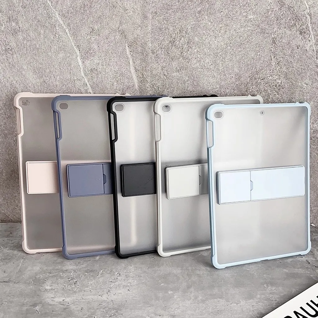 

Frosted Hard PC+TPU Case For iPad 11th 2025 11 inch A 16 11Mini 7 6 Air Pro 11 10 9 Air 6 5 4 3 10.9 10.5 10.2 9.7 With Bracket