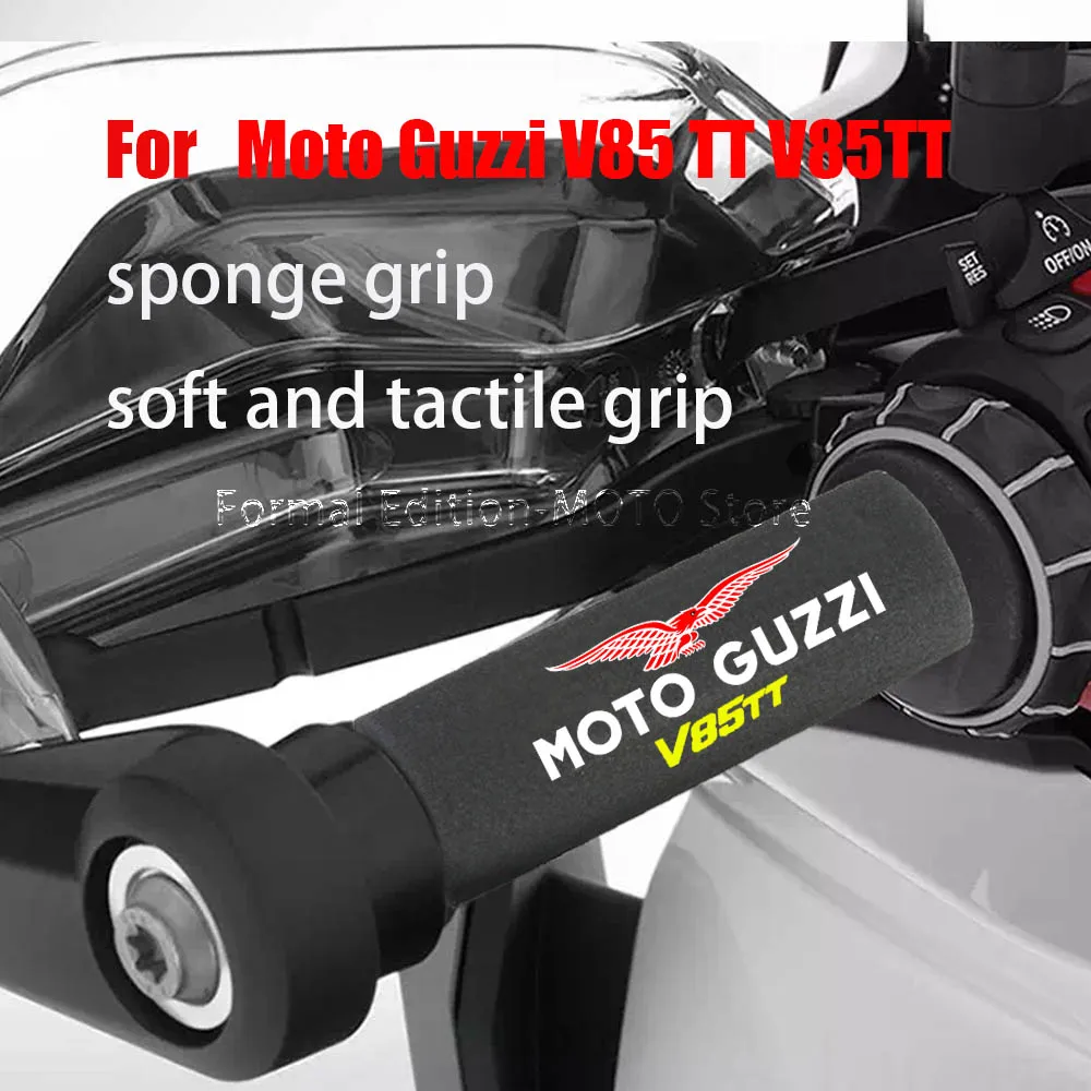 

Motorcycle Sponge Grip Anti scalding Non-slip Motorcycle Grip Cover for Moto Guzzi V85TT