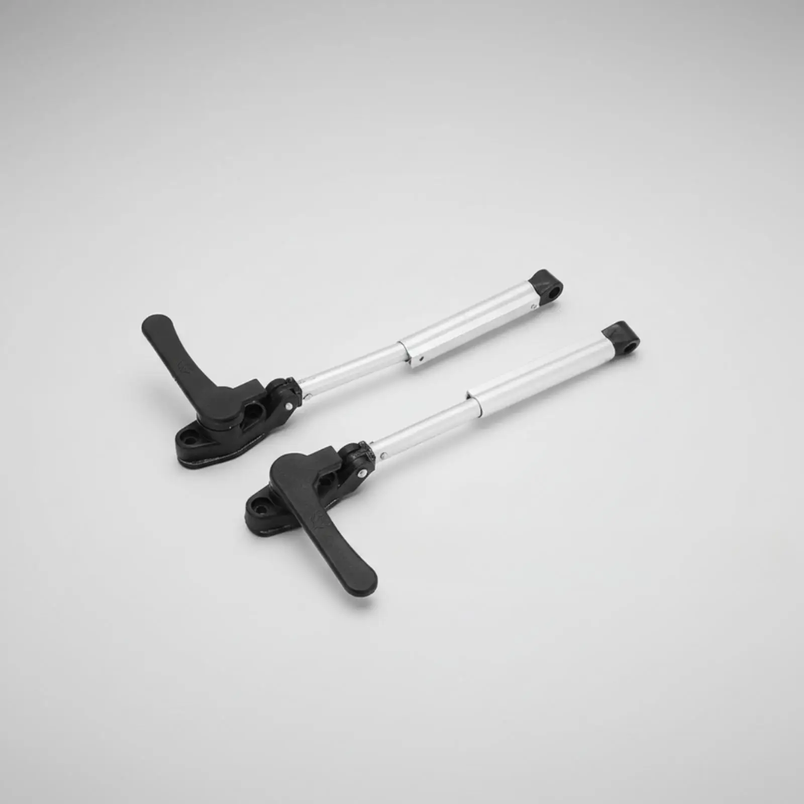 2 Pieces Extendable RV Window Support Rod Telescopic RV Window Support Rod with Pivoting Mounting Hardware Adjustable