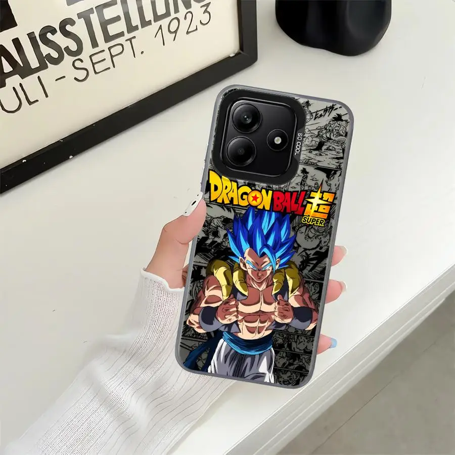 حافظة لهاتف شاومي ريدمي نوت 12s 14 Pro Plus 13 12 11 9s 10Lite 10s 11s غطاء هاتف خلفي من أنيمي D-ra-gon Ball Vegeta Go-ku #2