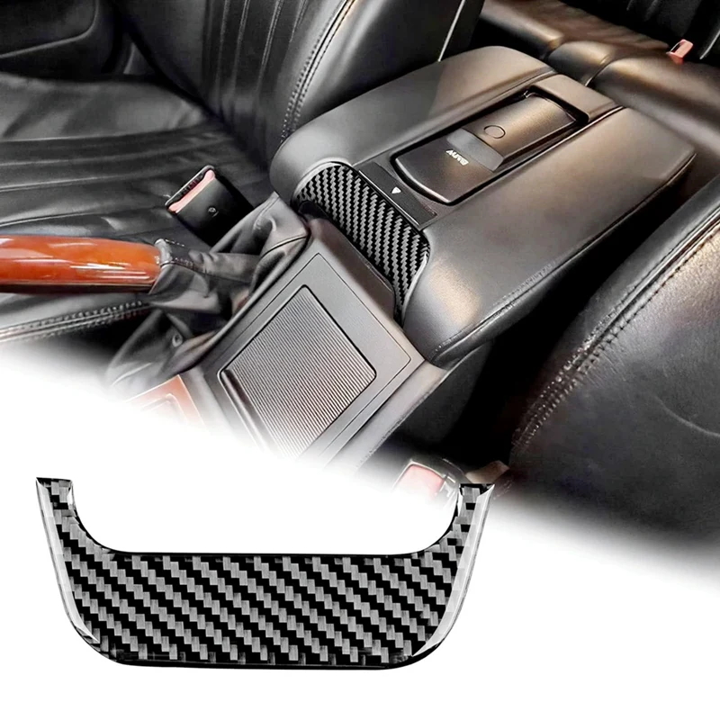 

For BMW 5 Series E39 1998-2003 Soft Carbon Fiber Center Console Armrest Box Handle Cover Trim Interior Accessories