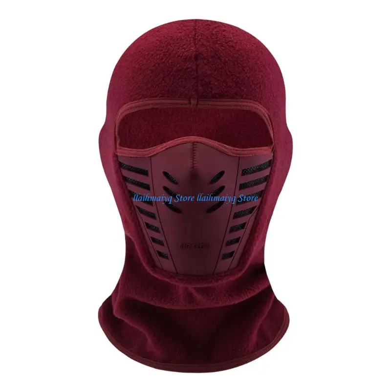 573B Full Face Head Cover Fleece Winter Face Mask For Men Women Offering Comfort And Warmth In Cold Weather Activities