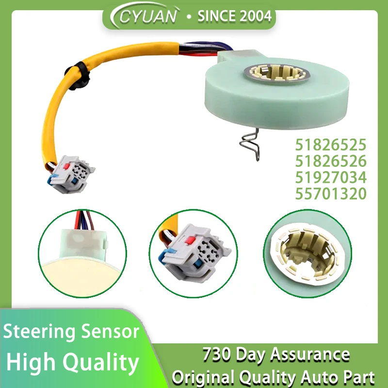 

CYUAN 51927034 51826525 Power Steering Torque Rotation Sensor for Fiat GRANDE PUNTO 2005-2015 Grande Punto dipasport era Set New