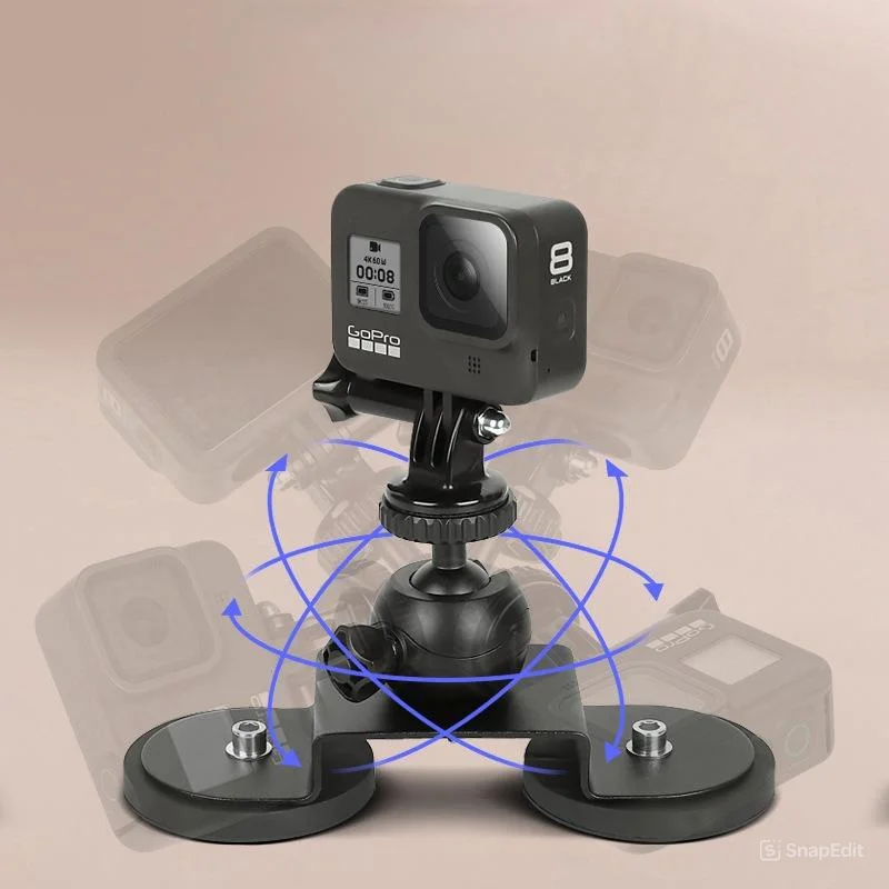 Magnetische Auto Außerhalb Halterung Ständer Magnet Action Kamera Unterstützung Halter für GoPro Insta360 X4 X3 Go 3S DJI Pocket 3 Zubehör – Detail 6